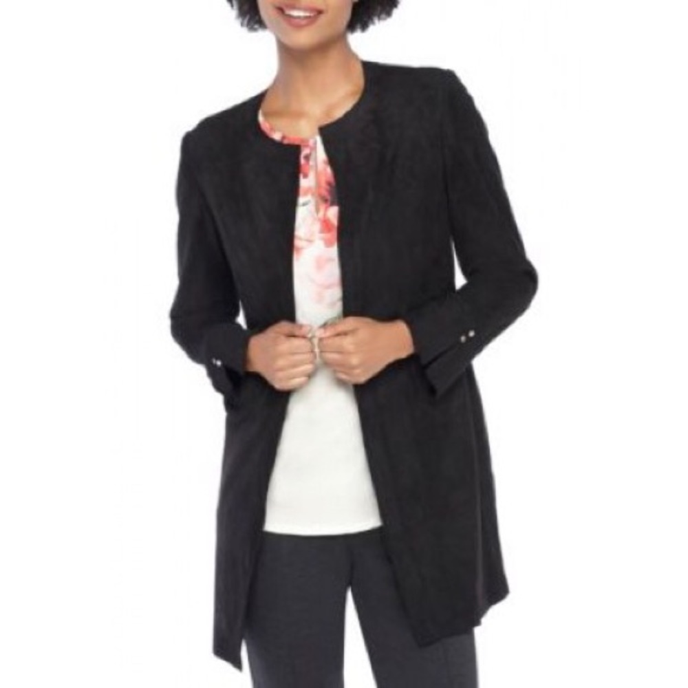 The Limited faux suede jacket. EUC. Size 6.